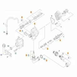 BOITIER DE COMMANDE COMPLET PIECE DE REC POUR NETTOYEUR HAUTE-PRESSION KARCHER - 97550470