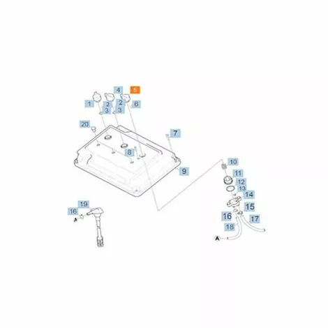 POIGNÉE TABLEAU DE BORD POUR NETTOYEUR HAUTE-PRESSION KARCHER - 5.321-450.0 3 POIGNÉE TABLEAU DE BORD POUR NETTOYEUR HAUTE-PRESSION KARCHER - 5.321-450.0