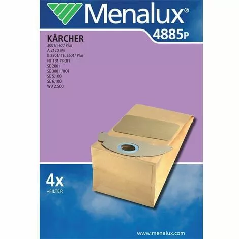 Sacs Aspirateur Par 4 Pour Aspirateur Karcher 4 Sacs Aspirateur Par 4 Pour Aspirateur Karcher – Image 2