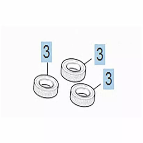 JOINT PISTON 12 X 20 X 4/6 POUR NETTOYEUR HAUTE-PRESSION KARCHER - 63650010 3 JOINT PISTON 12 X 20 X 4/6 POUR NETTOYEUR HAUTE-PRESSION KARCHER - 63650010