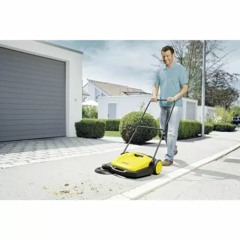 Balayeuse KARCHER S4 Mecanique Brosse XL Bac 20 Litres Déchets Secs Et Humides Cours Allées Terrasses 4 Balayeuse KARCHER S4 Mecanique Brosse XL Bac 20 Litres Déchets Secs Et Humides Cours Allées Terrasses – Image 2