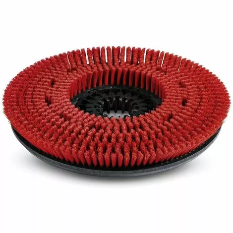 Brosse-disque, Moyen, Rouge, 450 Mm - 49050030 - Karcher 3 Brosse-disque, Moyen, Rouge, 450 Mm - 49050030 - Karcher