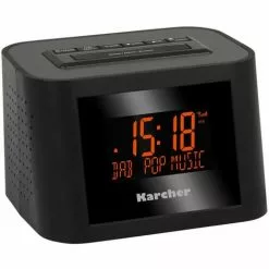 Karcher DAB 2420 Radio-réveil FM Noir - Noir -KARCHER Soldes 24854100 3
