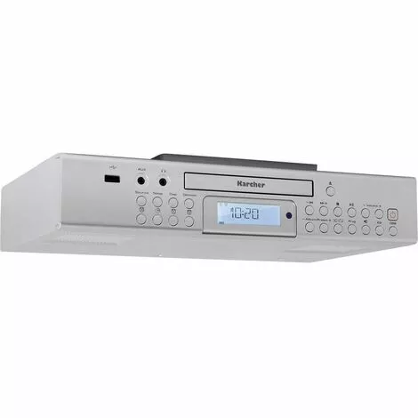 Karcher RA 2050 Radio à Suspendre FM AUX, CD, USB Fonction De Charge De La Batterie Argent - Argent 3 Karcher RA 2050 Radio à Suspendre FM AUX, CD, USB Fonction De Charge De La Batterie Argent - Argent