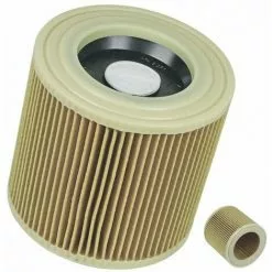 Cartouche Filtre Cylindrique Diam. 120mm (293528-54184) (64145520) Aspirateur KARCHER, PARIS-RHONE