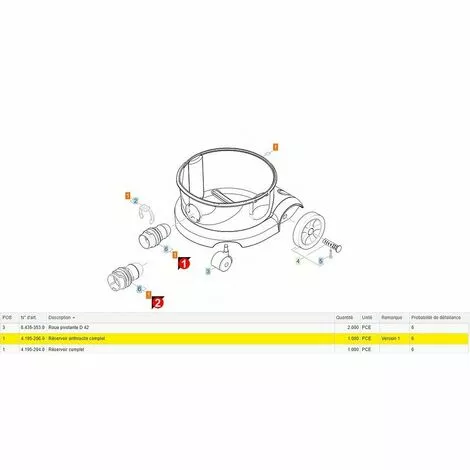 Karcher - Couvercle Anthracite Aspirateur T7/1 Pro 4.195-206.0 3 Karcher - Couvercle Anthracite Aspirateur T7/1 Pro 4.195-206.0
