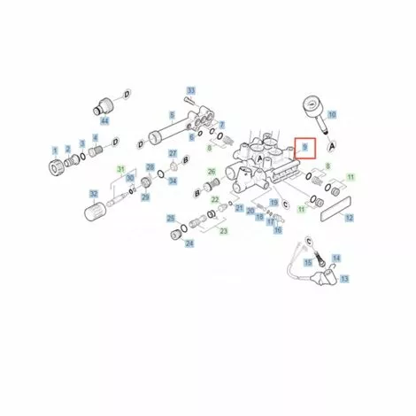 CULASSE DE CYLINDRE POUR NETTOYEUR HAUTE-PRESSION KARCHER - 5.550-322.3 3 CULASSE DE CYLINDRE POUR NETTOYEUR HAUTE-PRESSION KARCHER - 5.550-322.3