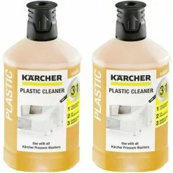 KARCHER Lot De 2 Nettoyants Plastique 3 En 1 Détergent Pour Nettoyeurs Haute Pression Kärcher
