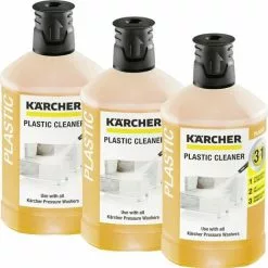 KARCHER Lot De 3 Nettoyants Plastique 3 En 1 Détergent Pour Nettoyeurs Haute Pression Kärcher