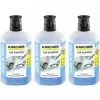 KARCHER Lot De 3 Shampoings De Voiture 3 En 1 Pour Nettoyeur Haute Pression Kärcher - Flacon De 1L. -KARCHER Soldes 57201723 1