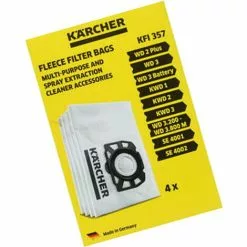 4 Sacs à Poussière (28633140, 69591300) Aspirateur KARCHER