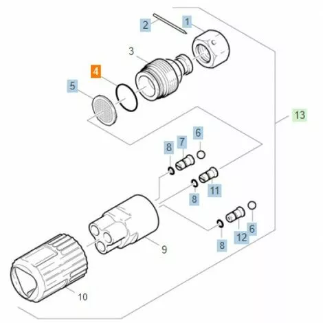 JOINT TORIQUE 21.95 X 1.78 REP 4 POUR NETTOYEUR HAUTE-PRESSION KARCHER - 63624690 3 JOINT TORIQUE 21.95 X 1.78 REP 4 POUR NETTOYEUR HAUTE-PRESSION KARCHER - 63624690