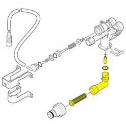 COUDE ASPIRATION AVEC FILTRE POUR NETTOYEUR HAUTE-PRESSION KARCHER - 40630000 -KARCHER Soldes 9493306 3