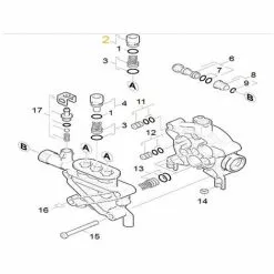 BONDE A SOUPAPE COMPLET REP2 POUR NETTOYEUR HAUTE-PRESSION KARCHER - 41320100 -KARCHER Soldes 9493422 2