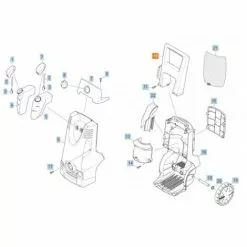 POIGNEE K5.91M REP 10 POUR NETTOYEUR HAUTE-PRESSION KARCHER - 53218030