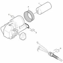 BLOC INTERRUPTEUR COMPLET AVEC BOUTON POUR NETTOYEUR HAUTE-PRESSION KARCHER - 90012960