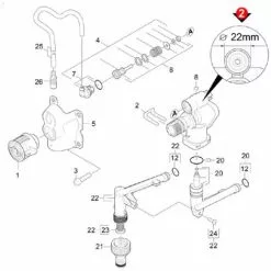 LOT DE PIECES DE RECHANGE DIAMETRE 22 MM POUR NETTOYEUR HAUTE-PRESSION KARCHER - 90020280 -KARCHER Soldes 9495378 2