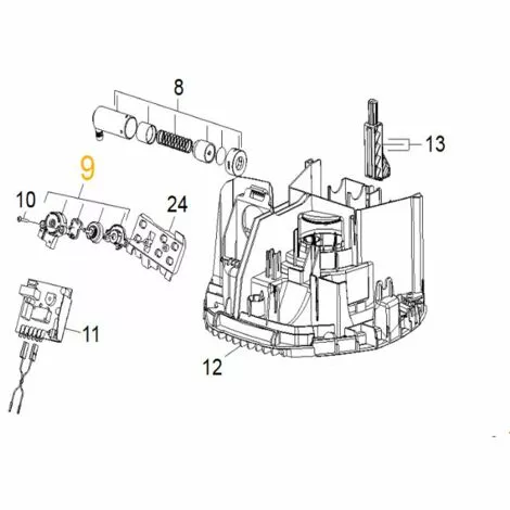 BOITIER DE COMMANDE REP 9 POUR PETIT ELECTROMENAGER KARCHER - 90126460 3 BOITIER DE COMMANDE REP 9 POUR PETIT ELECTROMENAGER KARCHER - 90126460