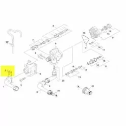 CLIPS DE RACCORD DE REFOULEMENT POUR NETTOYEUR HAUTE-PRESSION KARCHER - 90391480